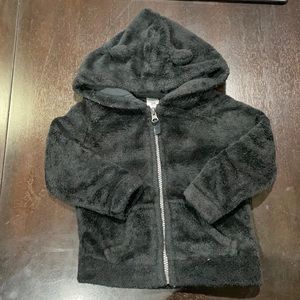Carter’s Baby Girl Fuzzy Zip Up Hooded Jacket Size 24 Months
